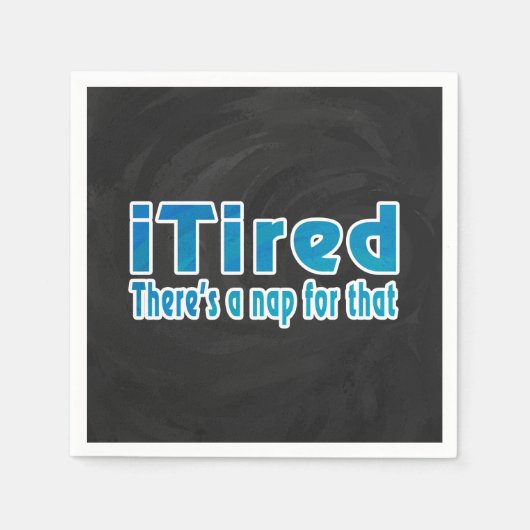 Ik zei dat daar een nap voor is servet (Voorkant)