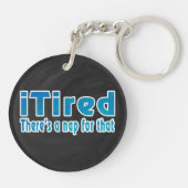 Ik zei dat daar een nap voor is sleutelhanger (Achterkant)