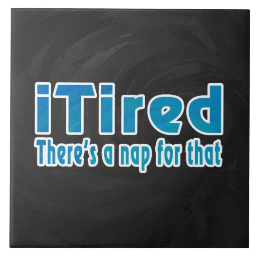 Ik zei dat daar een nap voor is tegeltje (Voorkant)