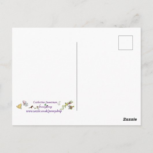 Ik zei dat het citaat van de linkse grappige richt briefkaart (Achterkant)