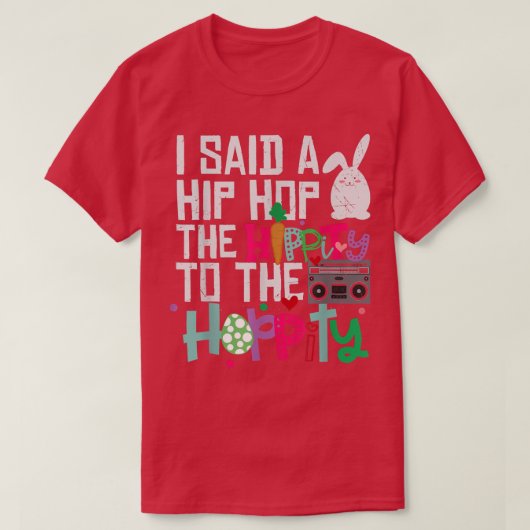 Ik zei dat ik de hippie moest stoppen.  t-shirt (Design voorkant)