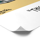 Ik zei dat ik een instrument van verandering wilde poster (Hoek)