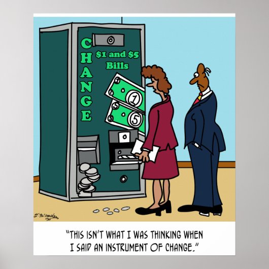 Ik zei dat ik een instrument van verandering wilde poster (Voorkant)