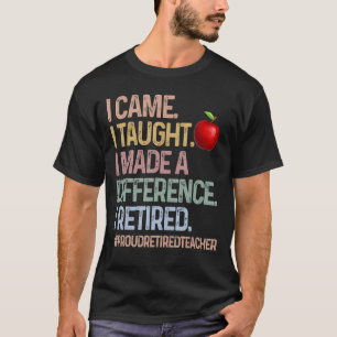 Ik zei dat ik een verschil maakte... dat ik in rus t-shirt