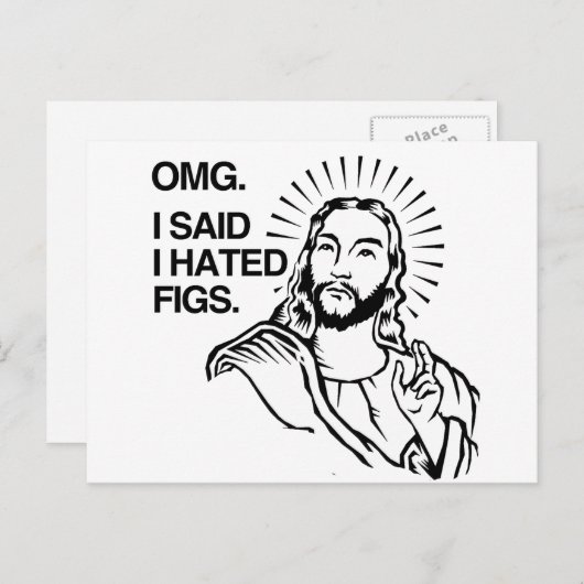 IK ZEI DAT IK FIEREN HAD GEHATEN. BRIEFKAART (Voorkant / Achterkant)