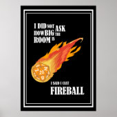 Ik zei dat ik Fireball uitgooi Poster (Voorkant)