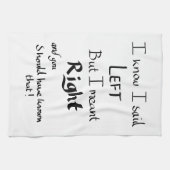 Ik zei dat ik het pleidooi voor grappige richtinga theedoek (Horizontaal)