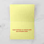 Ik zei dat ik van aardbeienyogies hield, niet... kaart (Binnen)