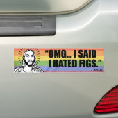 IK ZEI DAT IK VIEREN HAD GEHATEN -.png Bumpersticker (Op auto)