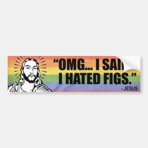 IK ZEI DAT IK VIEREN HAD GEHATEN -.png Bumpersticker