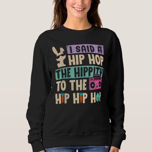 Ik zei dat je de hippie moest overhelen. trui (Voorkant)