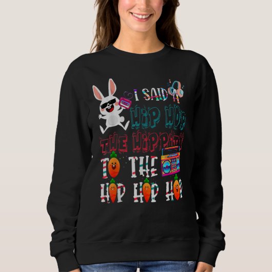 Ik zei dat je de hippie moest overhelen. trui (Voorkant)