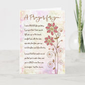 Ik zei een Gebed vandaag voor u Feestdagen Kaart (Voorkant)