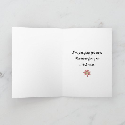 Ik zei een Gebed vandaag voor u Feestdagen Kaart (Binnen)