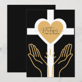 Ik zei een gebed voor u vandaag Kaart (Voorkant / Achterkant)