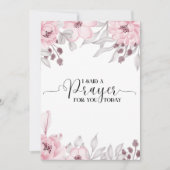 Ik zei een gebed voor u vandaag Kaart (Voorkant)
