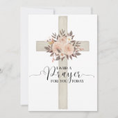 Ik zei een gebed voor u vandaag Kaart (Voorkant)