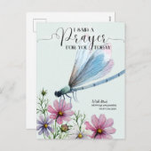 Ik zei een gebed voor u vandaag Kaart (Voorkant / Achterkant)