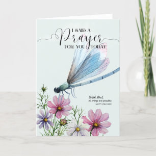 Ik zei een gebed voor u vandaag Kaart
