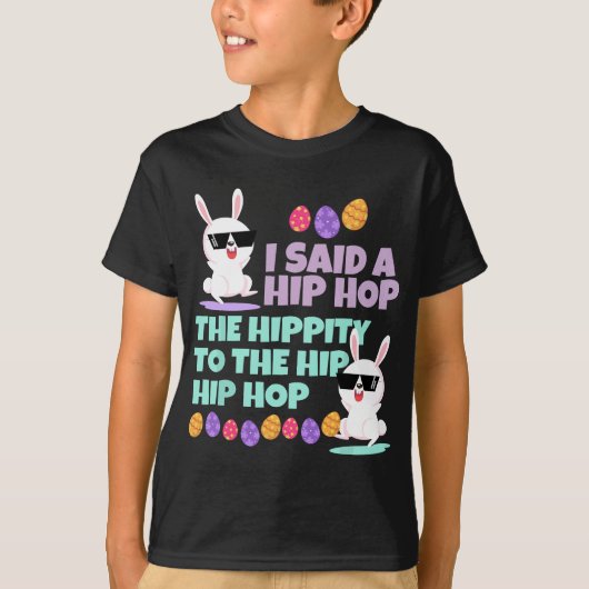 Ik zei een hippe hippity Toddler Baby T-shirt (Voorkant)