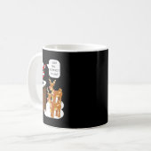 Ik zei het Schmidt House Fun Kerstman Koffiemok (Voorkant links)