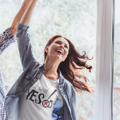 Ik zei ja bruid naar het Verloving T-shirt