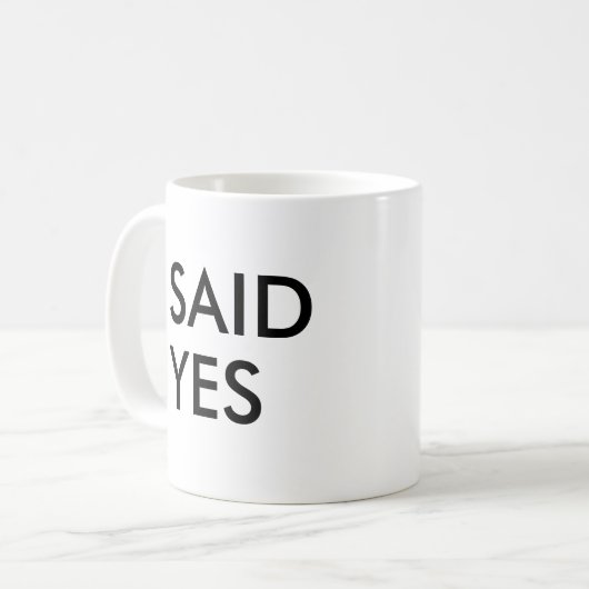 Ik zei ja Mok | Verloving Weddenschap Valentijnsda (Voorkant links)