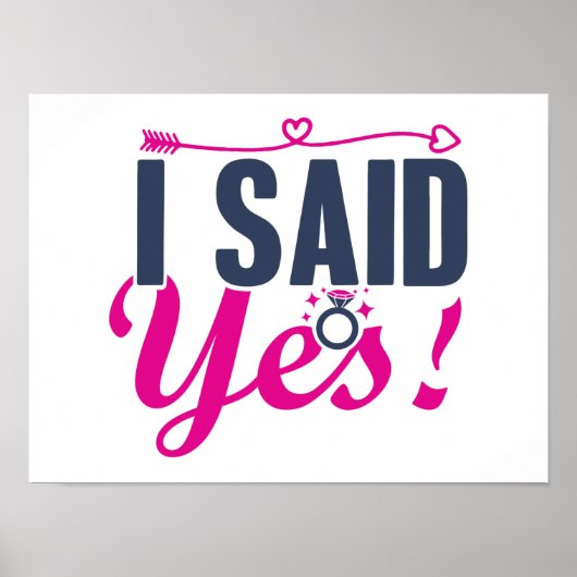 Ik zei ja poster (Voorkant)