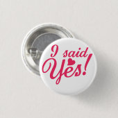 Ik zei ja ronde button 3,2 cm (Voorkant /achterkant)