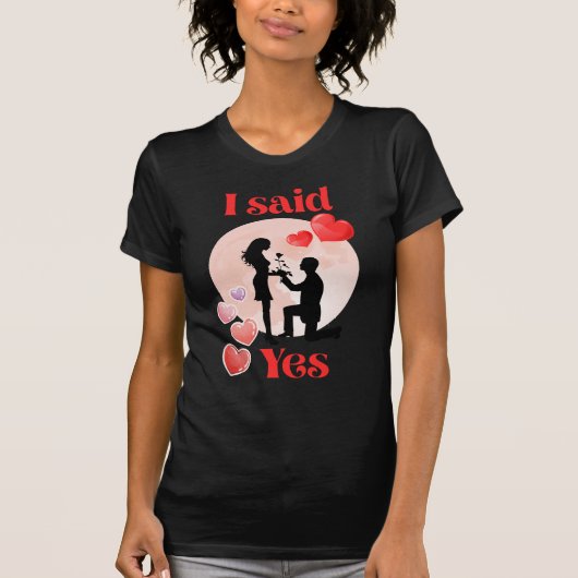Ik zei Ja T-shirt (Voorkant)