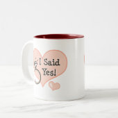 Ik zei ja Verloving Mok (Voorkant links)