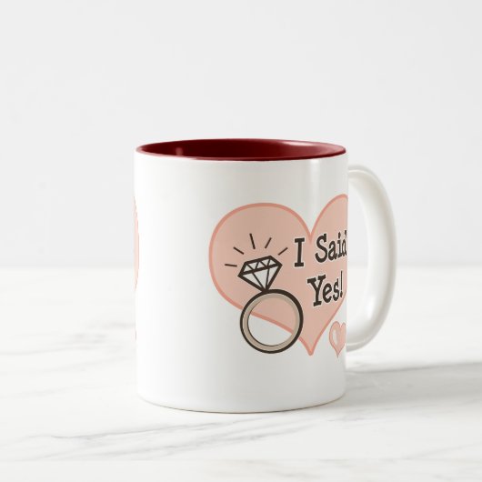 Ik zei ja Verloving Mok (Voorkant rechts)