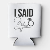 "Ik zei ja" - Vrijgezellenfeest Blikjeskoeler (Voorkant)