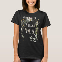IK ZEI JA! WILD FLORAL T-shirt