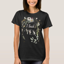 IK ZEI JA! WILD FLORAL T-shirt