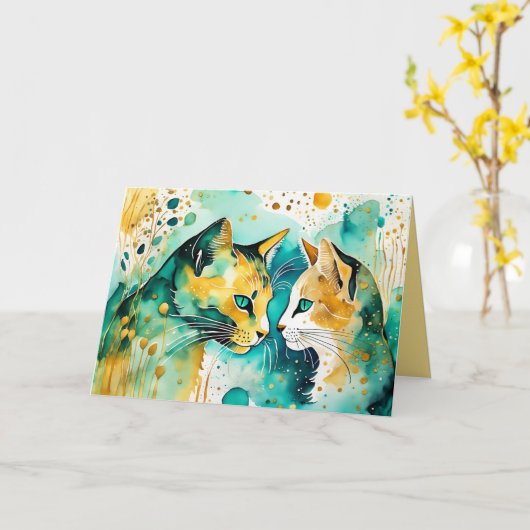 Ik zei je: laat het met rust - leeg kaart (Gele Bloem)