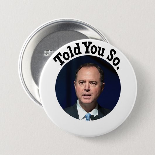 Ik zei je zo ronde button 7,6 cm (Voorkant /achterkant)