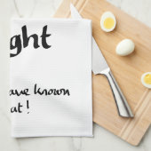 Ik zei links Grappige Richting Argument Grappige S Theedoek (Quarter Fold)