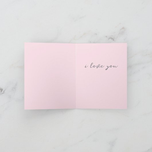 Ik zei net dat ik van je hou Crow Valentijn Feestdagen Kaart (Binnen)