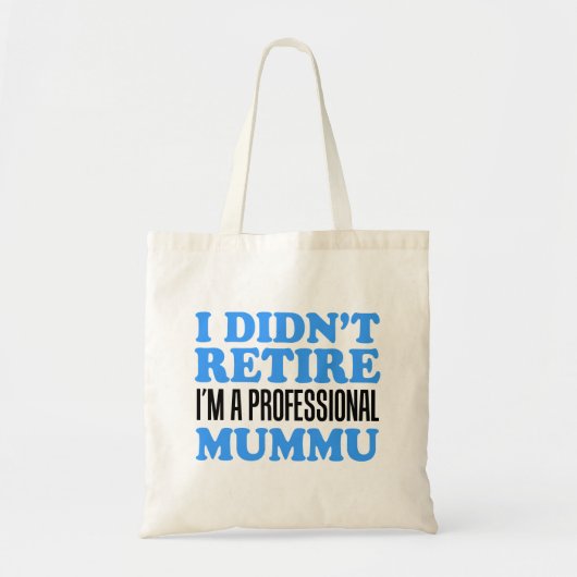 Ik zei niet dat ik een professionele Mummu Canvas  Tote Bag (Voorkant)