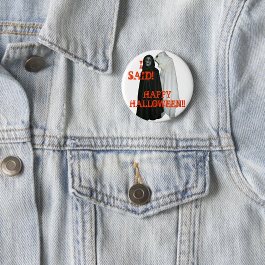 Ik zei: ronde button 5,7 cm (In situ)