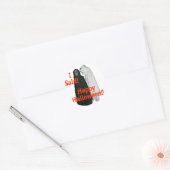 Ik zei: ronde sticker (Envelop)
