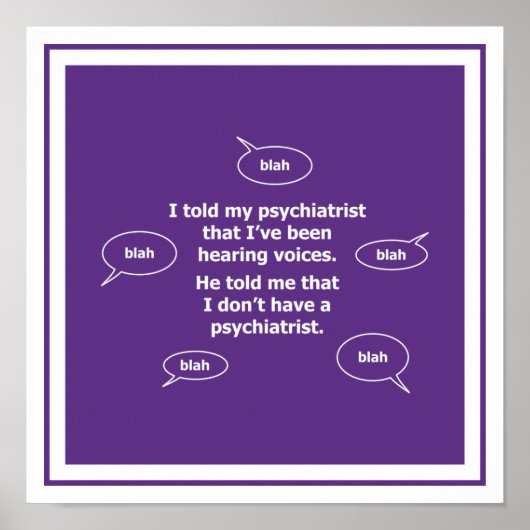 Ik zei tegen mijn psychiater... poster (Voorkant)