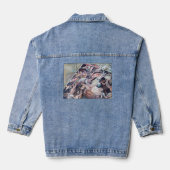 Ik zei toch, denk buiten de doos denim jacket (Achterkant)