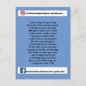 IK ZEI VANDAAG EEN PRAYER VOOR JE BRIEFKAART (Voorkant)