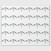 Ik zelf en ik Typografie Cadeaupapier (Vlak)