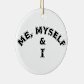 Ik zelf en ik Typografie Keramisch Ornament (Rechts)