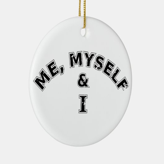 Ik zelf en ik Typografie Keramisch Ornament (Rechts)