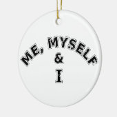 Ik zelf en ik Typografie Keramisch Ornament (Links)