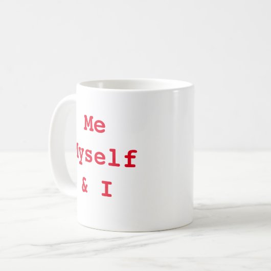 Ik zelf & ik koffiemok (Voorkant links)